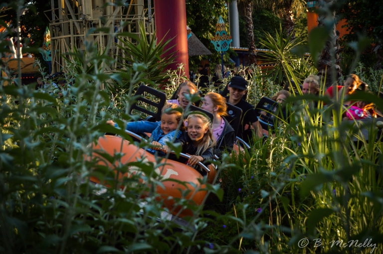 Rollercoaster ride through Tivoli